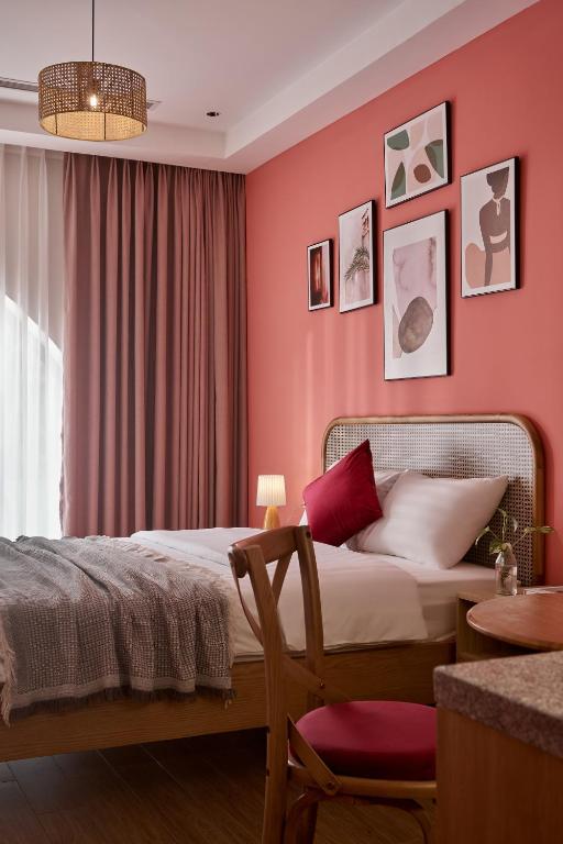 Postel nebo postele na pokoji v ubytování Hotel Ocean Homes