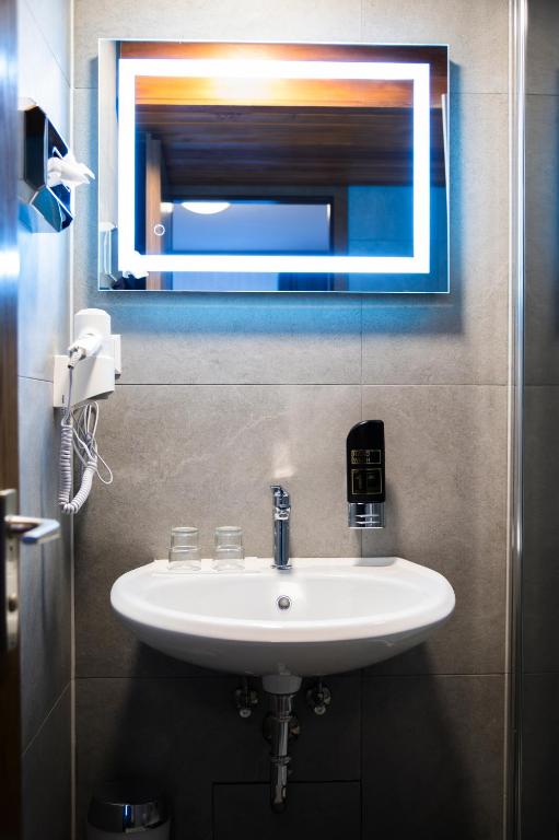 Koupelna v ubytování Hotel Hansa Stuttgart City