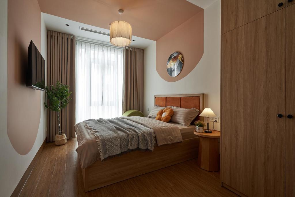 Postel nebo postele na pokoji v ubytování Hotel Ocean Homes