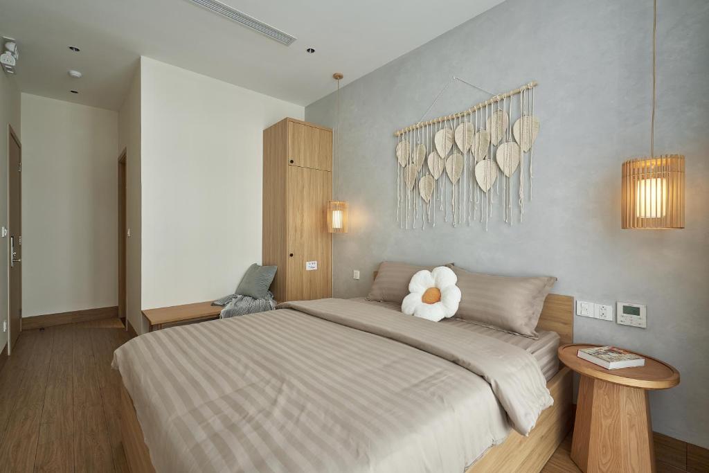 Postel nebo postele na pokoji v ubytování Hotel Ocean Homes