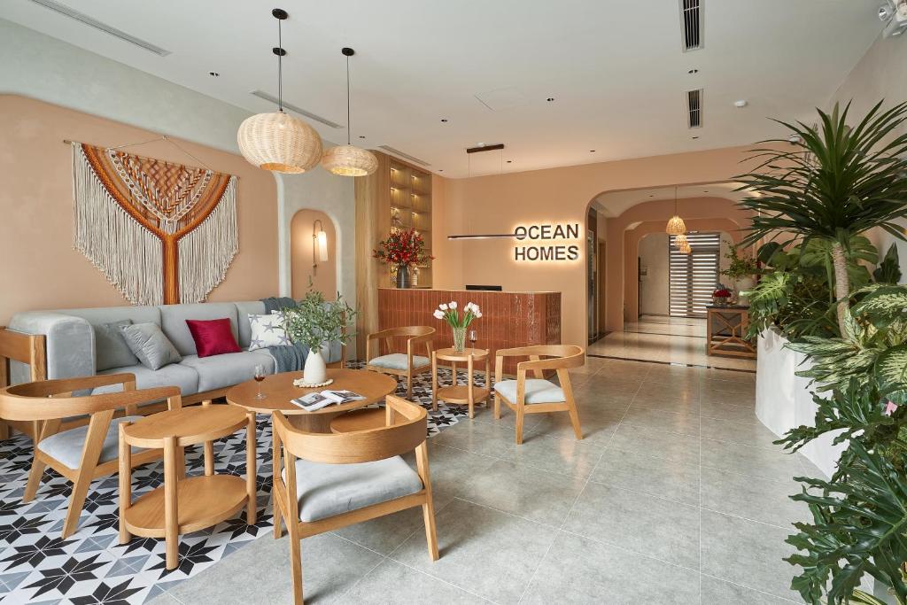 Posezení v ubytování Hotel Ocean Homes