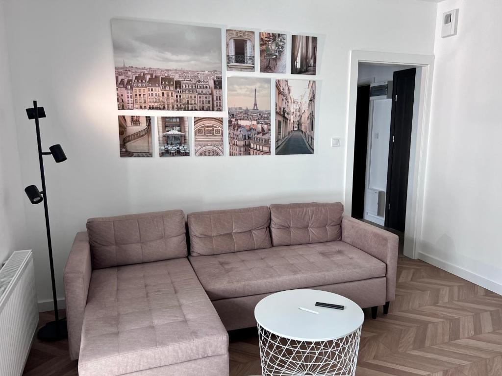 พื้นที่นั่งเล่นของ Apartamenty AsApartment Paris