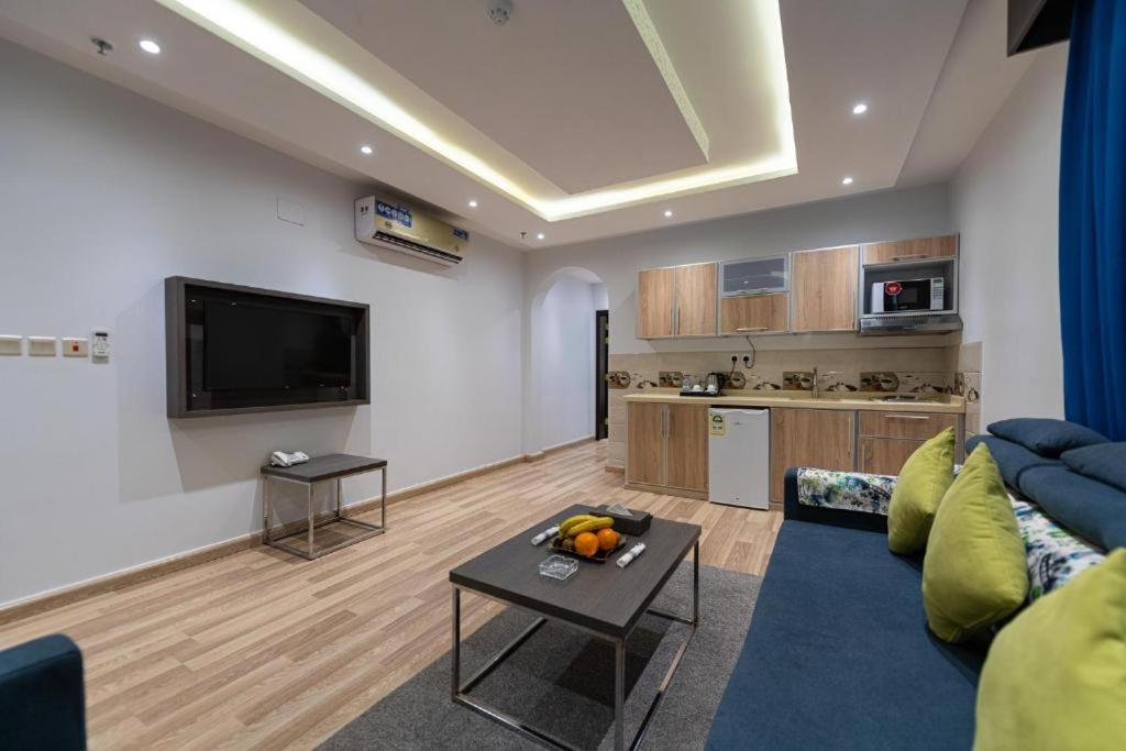 Kuchyň nebo kuchyňský kout v ubytování عماره هوليداي المروة- Holiday Al Marwa Building