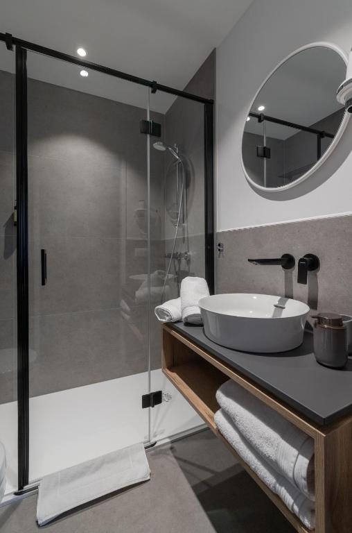 Un baño de Hotel Pension Waldesruh