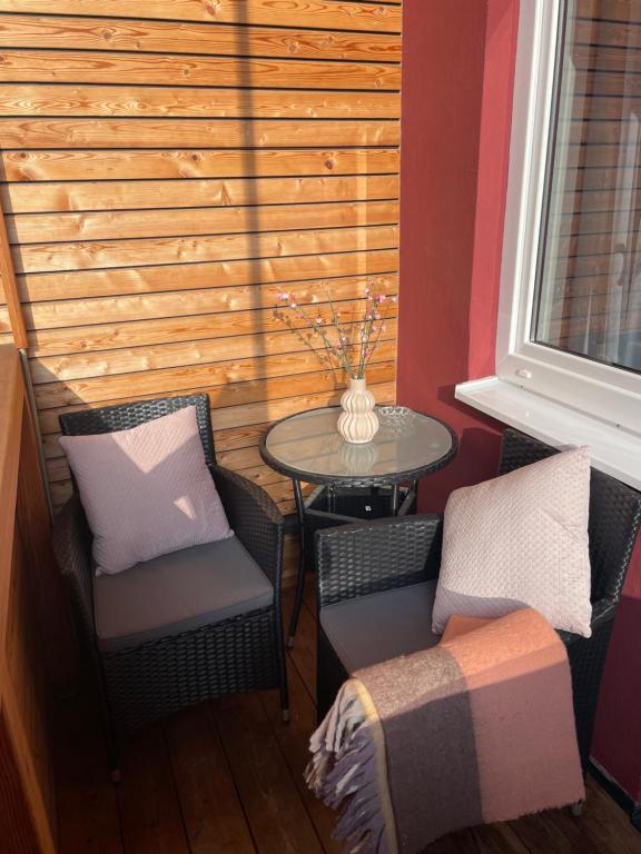 Un lugar para sentarse en Hotel Pension Waldesruh