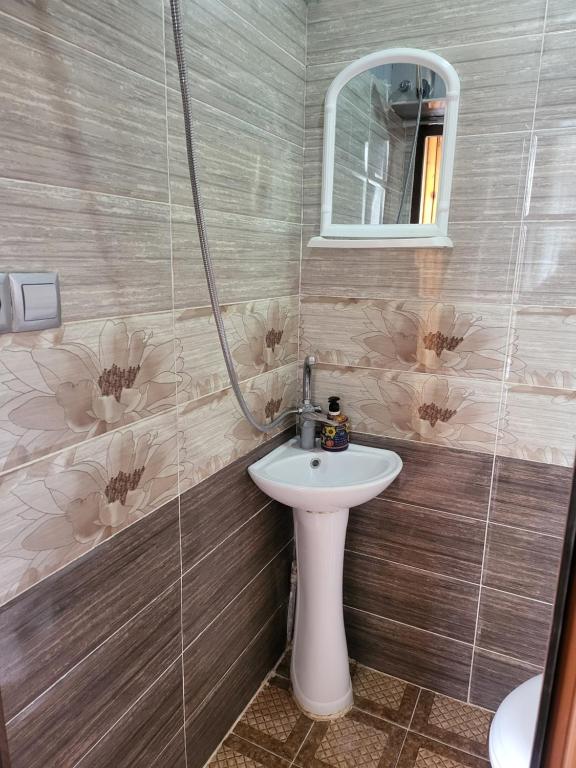 Koupelna v ubytování GuestHouse Sabina