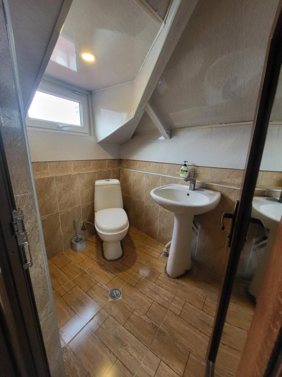 Koupelna v ubytování GuestHouse Sabina