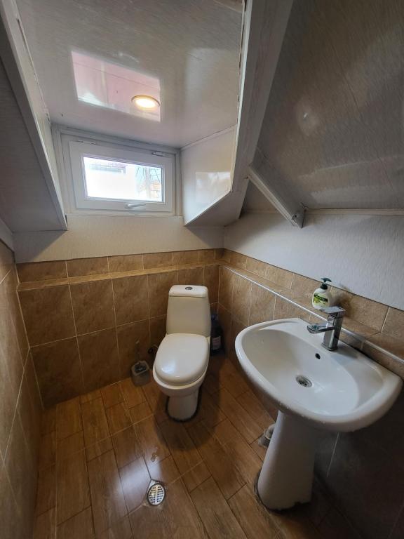 Koupelna v ubytování GuestHouse Sabina