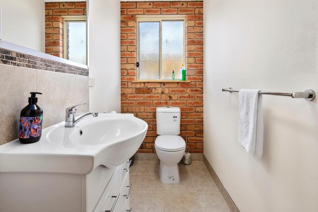 Koupelna v ubytování Bicheno Spa Villa