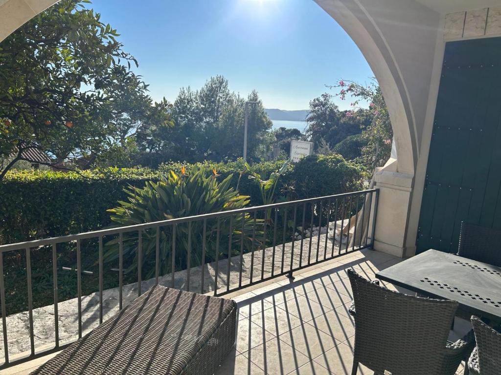 Balkón alebo terasa v ubytovaní Apartment Esperansa