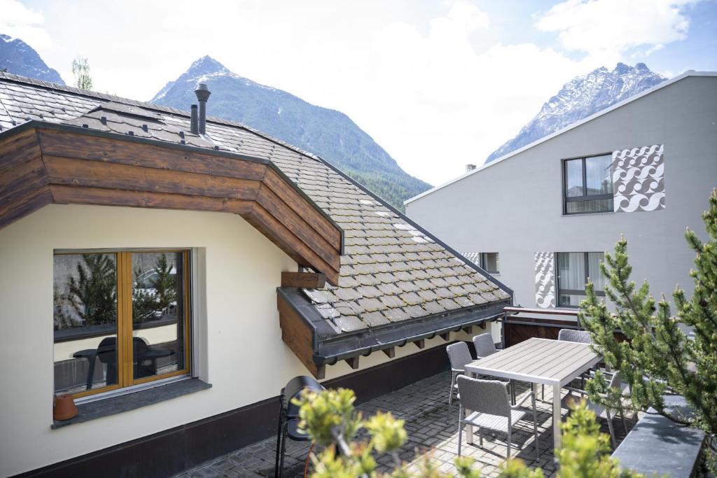 Nespecifikovaný výhled na hory nebo výhled na hory při pohledu z apartmánu