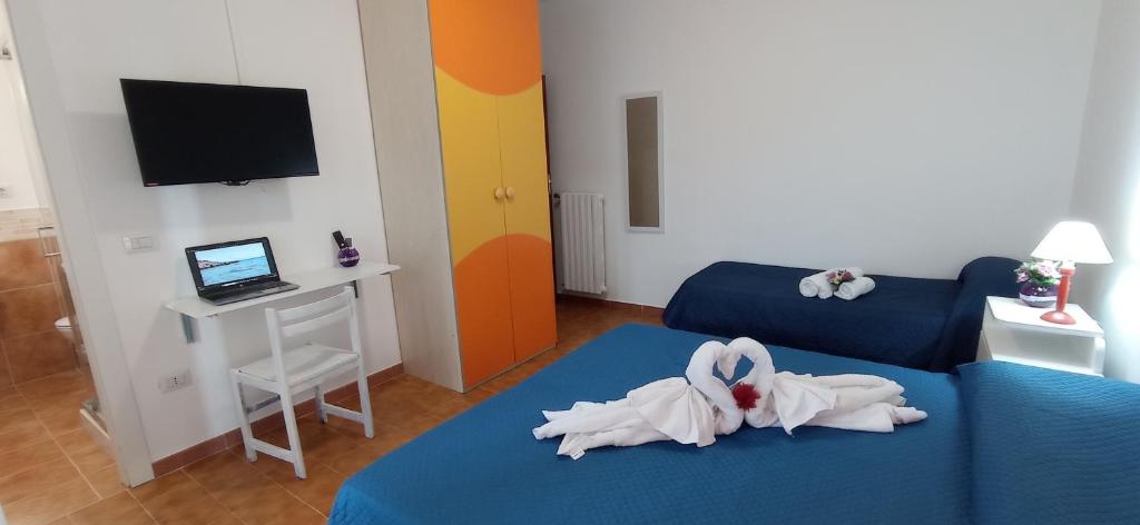 Postel nebo postele na pokoji v ubytování NEN's House