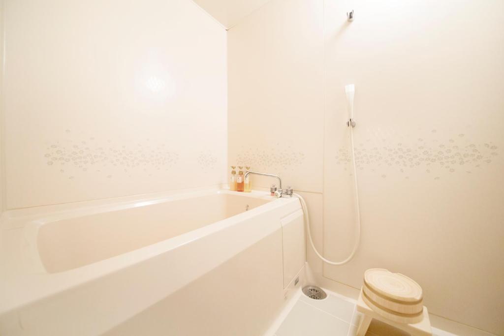 Koupelna v ubytování Hotel Keisui