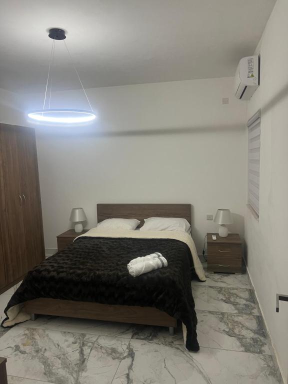 Postel nebo postele na pokoji v ubytování Maisonette 2