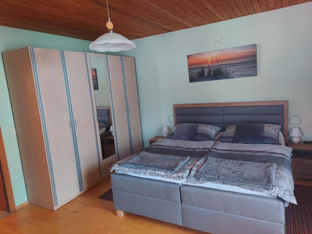 Postel nebo postele na pokoji v ubytování Greimblick
