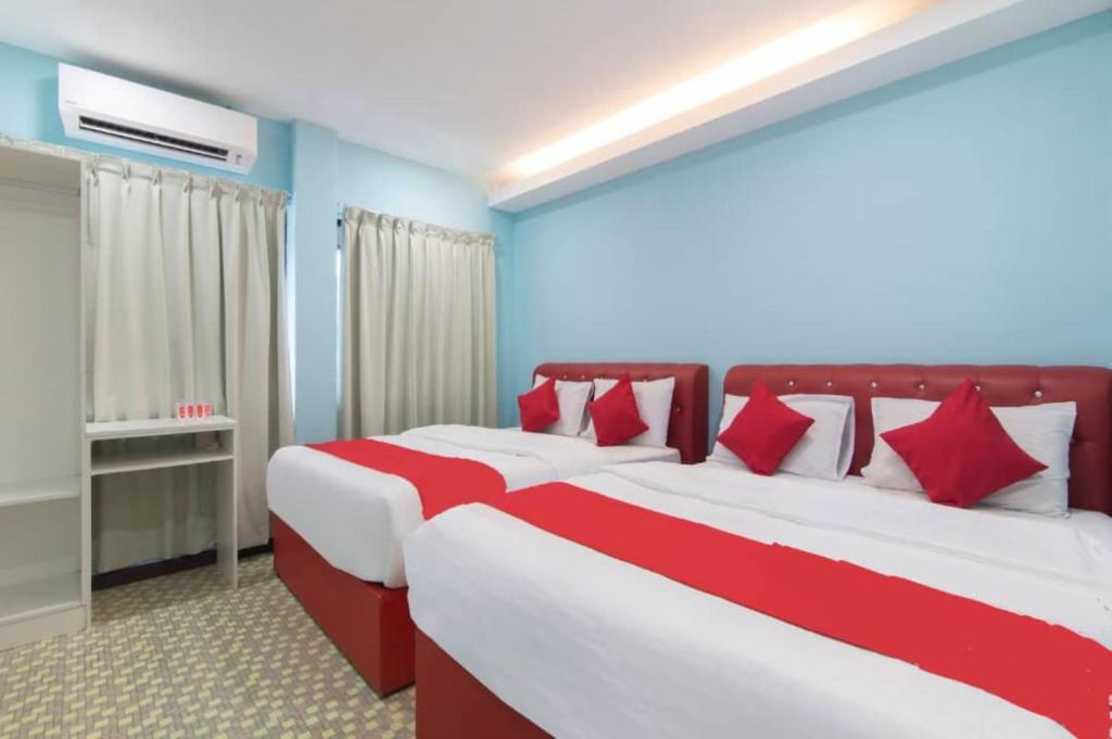 Postel nebo postele na pokoji v ubytování Star Hotel