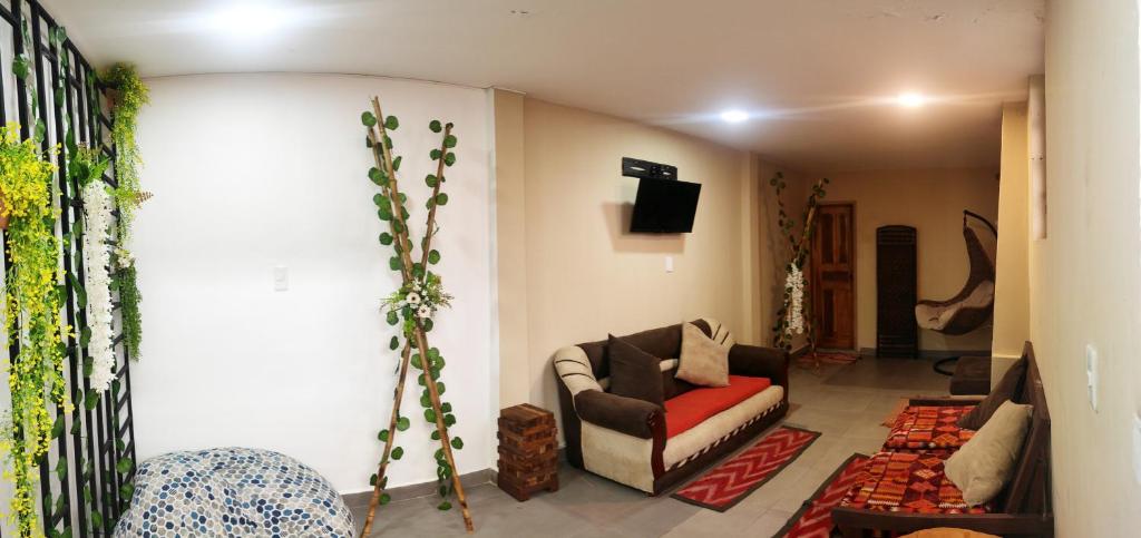 Posezení v ubytování Minka Hostel