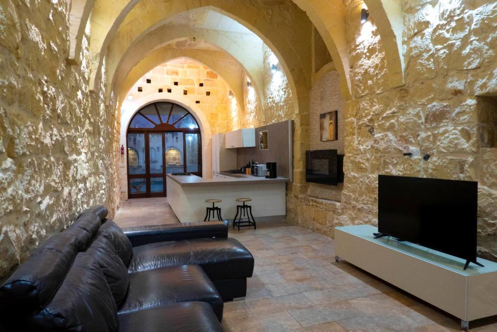 TV a/nebo společenská místnost v ubytování Mixel Holiday Home