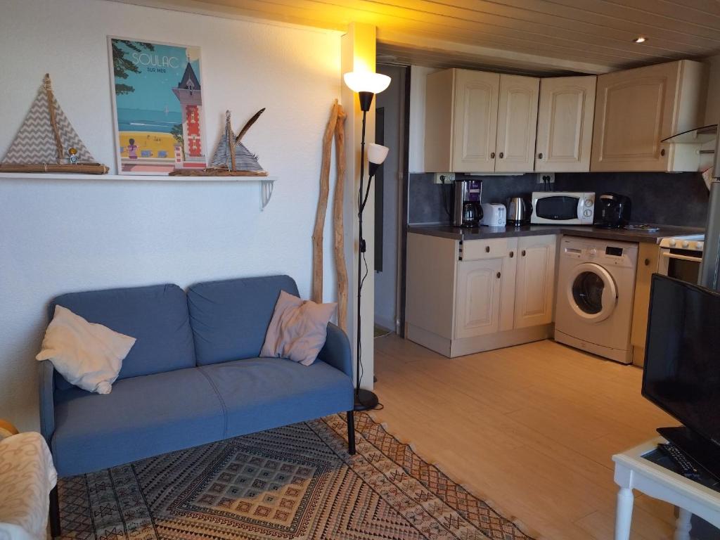 Η κουζίνα ή μικρή κουζίνα στο Appartement vue sur mer