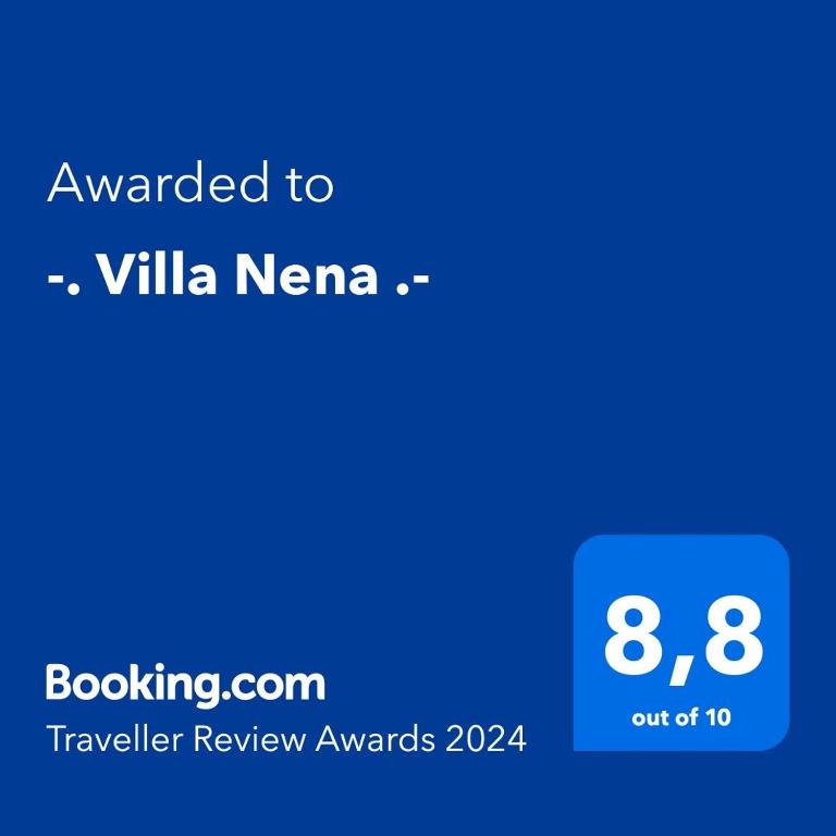 Certifikát, hodnocení, plakát nebo jiný dokument vystavený v ubytování -. Villa Nena .-