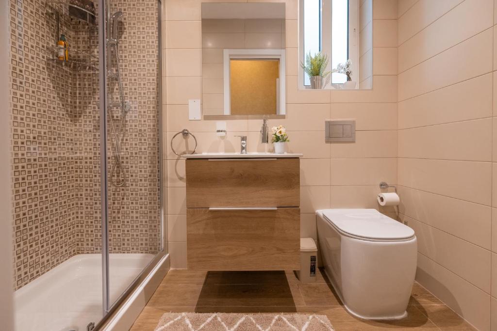 Koupelna v ubytování Encanto Townhouse Sliema