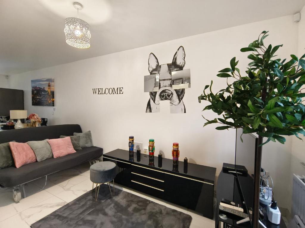 Ein Sitzbereich in der Unterkunft Shared House - 10 mins from Piccadilly Station/Man Uni/O2 Apollo