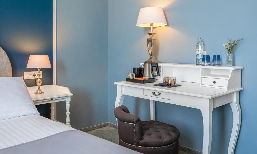 Кровать или кровати в номере Aminess Younique Korcula Heritage Hotel