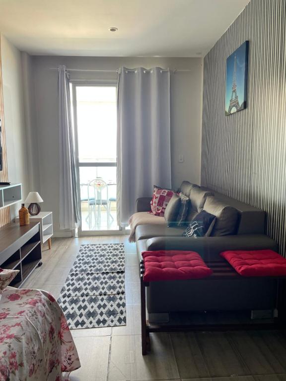 Et opholdsområde på Frente Mar Green Diamond Residencial