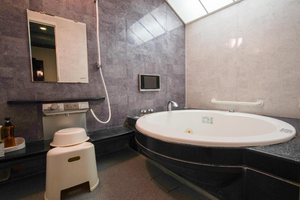 Koupelna v ubytování ホテル ラヴィアン HOTEL Lavien