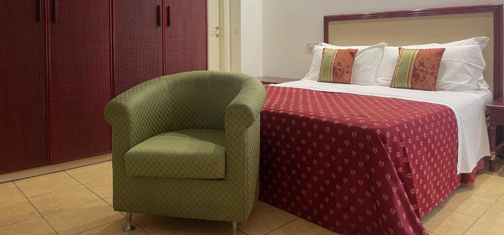 Postel nebo postele na pokoji v ubytování CASA MAJOR Hotel & Appartamenti CERVIA