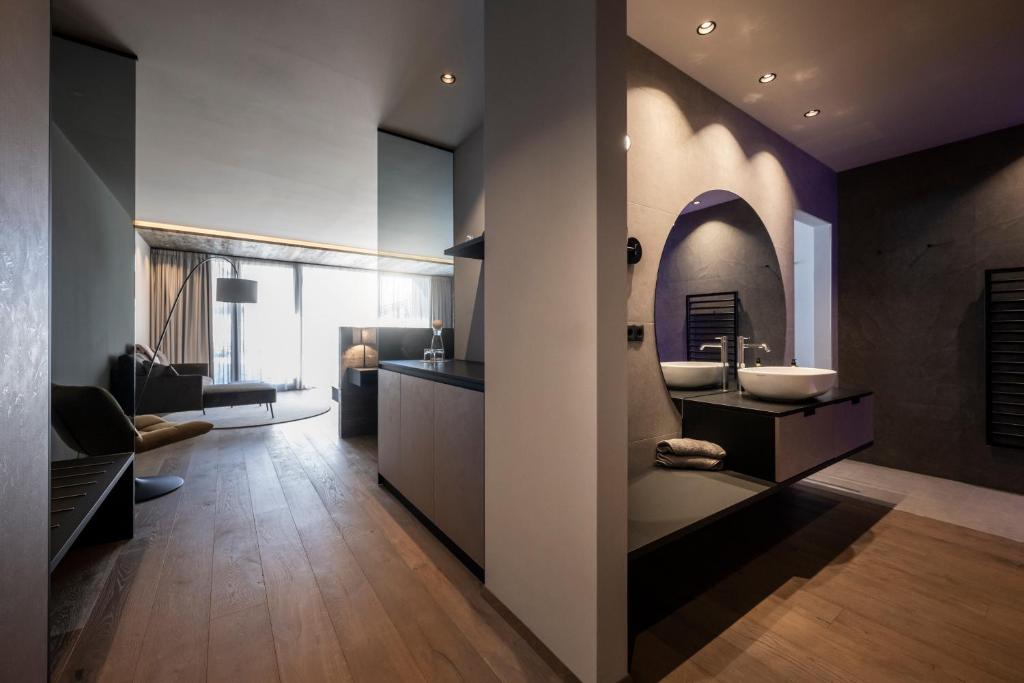 Koupelna v ubytování Hotel Viertler