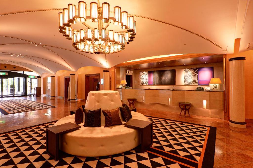Posezení v ubytování Hofu Grand Hotel