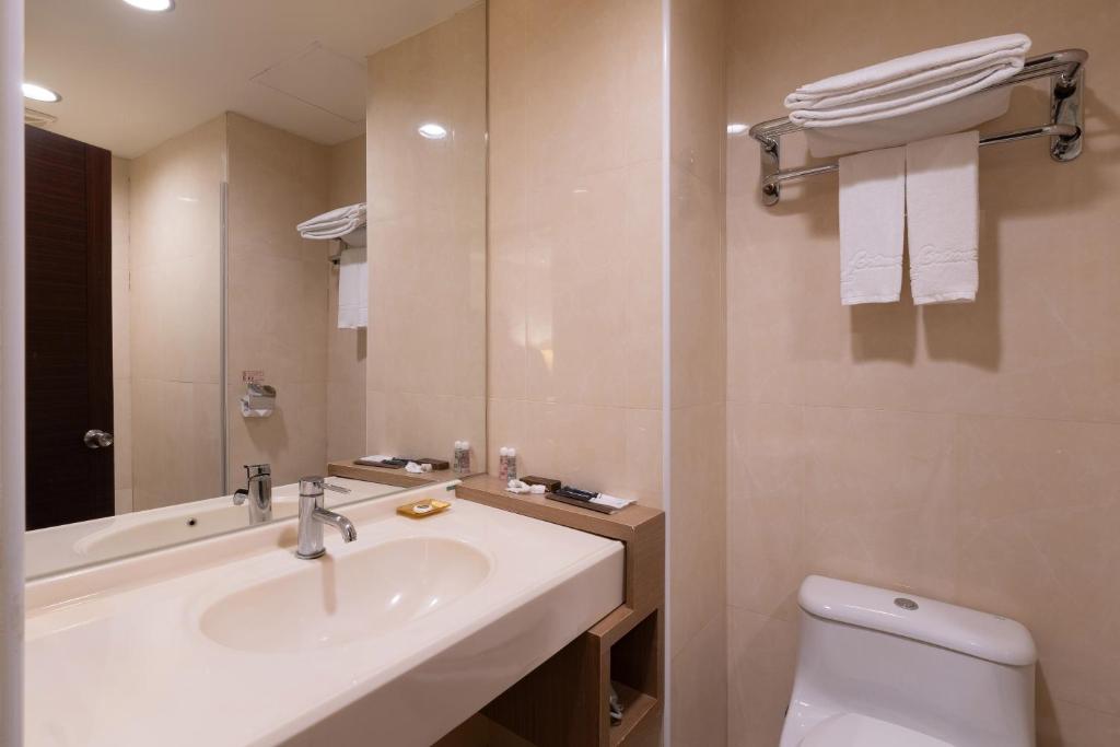 Koupelna v ubytování Guide Hotel Taipei Chongqing