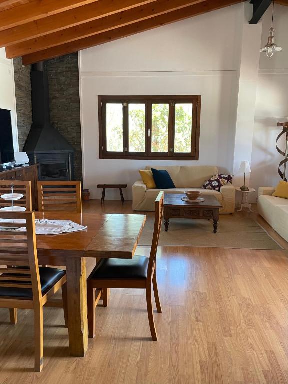 Posezení v ubytování Finca Can Alba