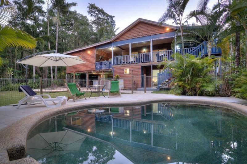 The swimming pool at or near Daintree Village Hideaway
