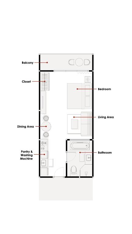 The Unity Residence - Patong Beach - Apartment With Balcony
