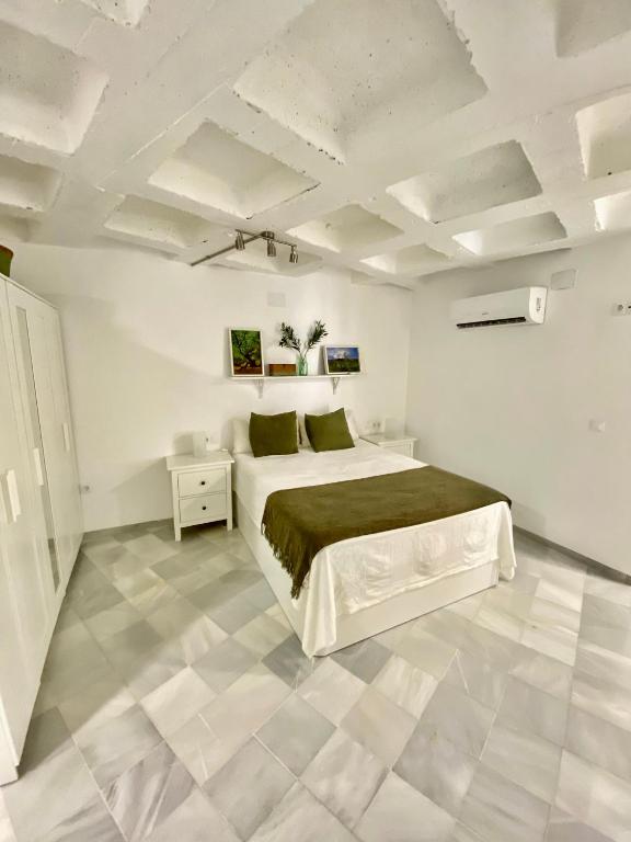 Postel nebo postele na pokoji v ubytování Apartamento 4pax en pleno centro Plaza Salvador
