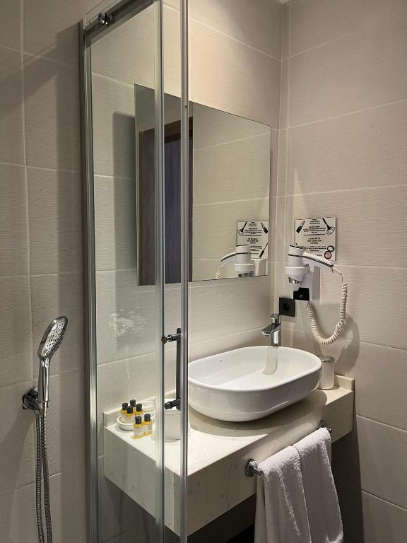 Koupelna v ubytování Armagrandi Spina Hotel-Special Category