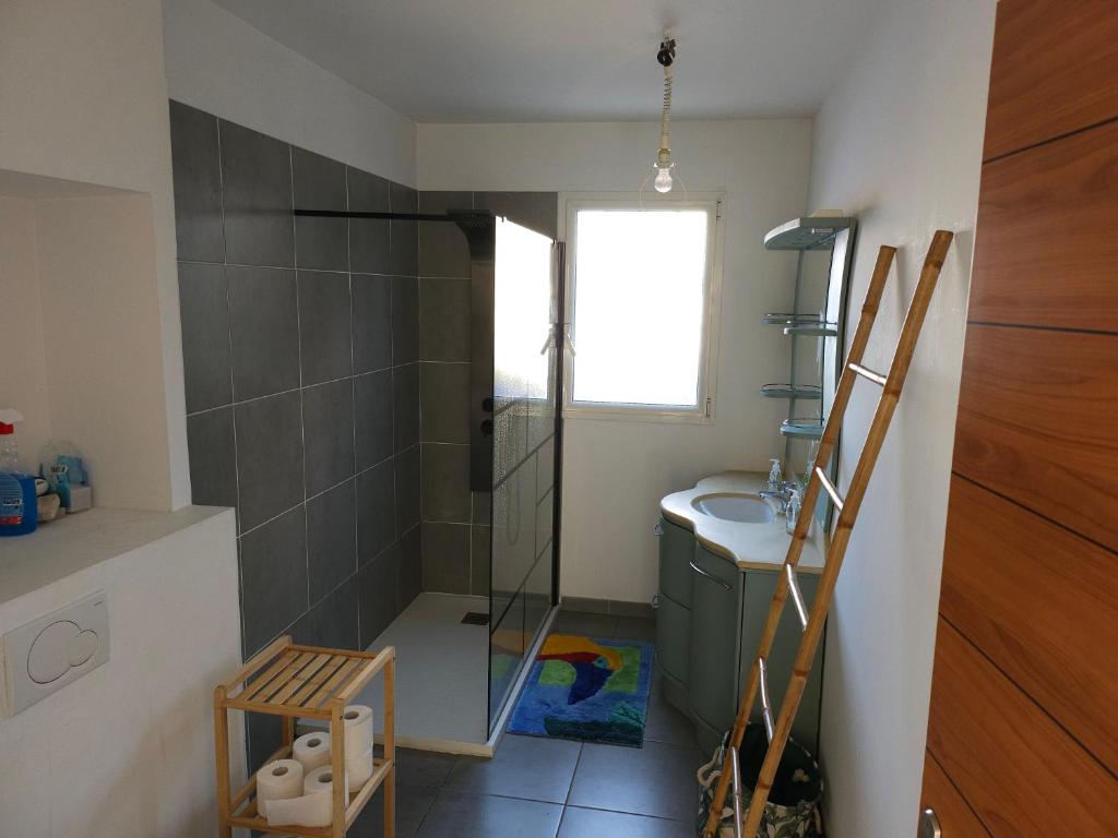 Łazienka w obiekcie Appart Piscine Privée 80M2 7mn vélodrome et Métro