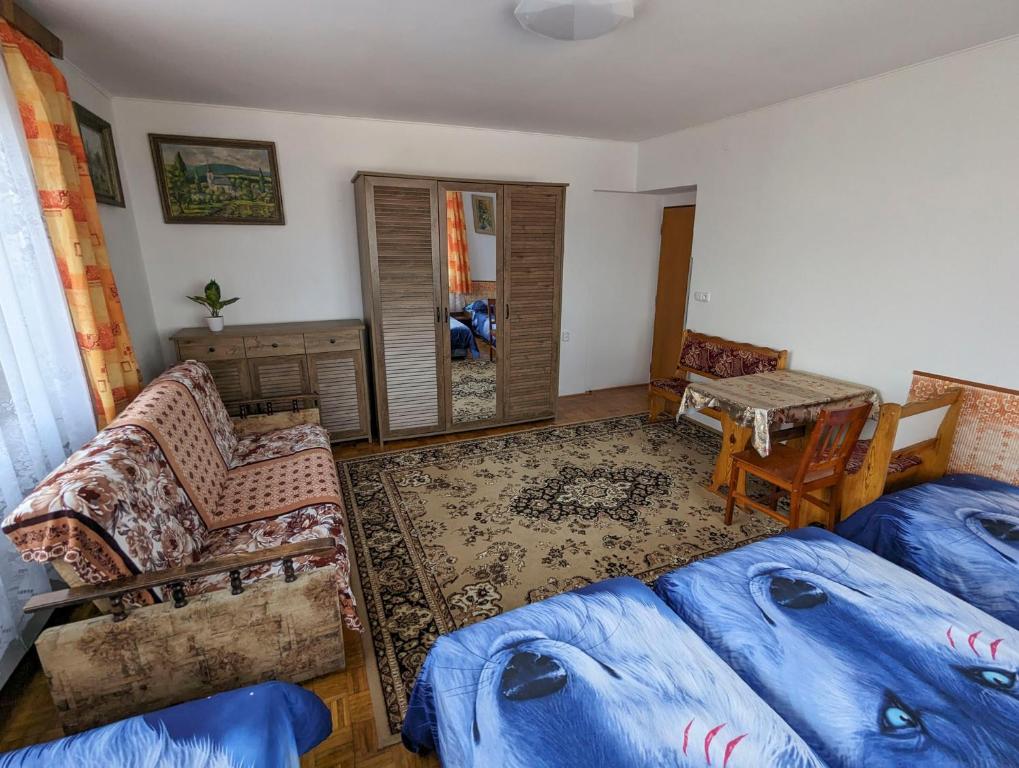 Postel nebo postele na pokoji v ubytování Vila Imagina