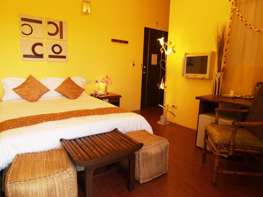Postel nebo postele na pokoji v ubytování Fennel Resort