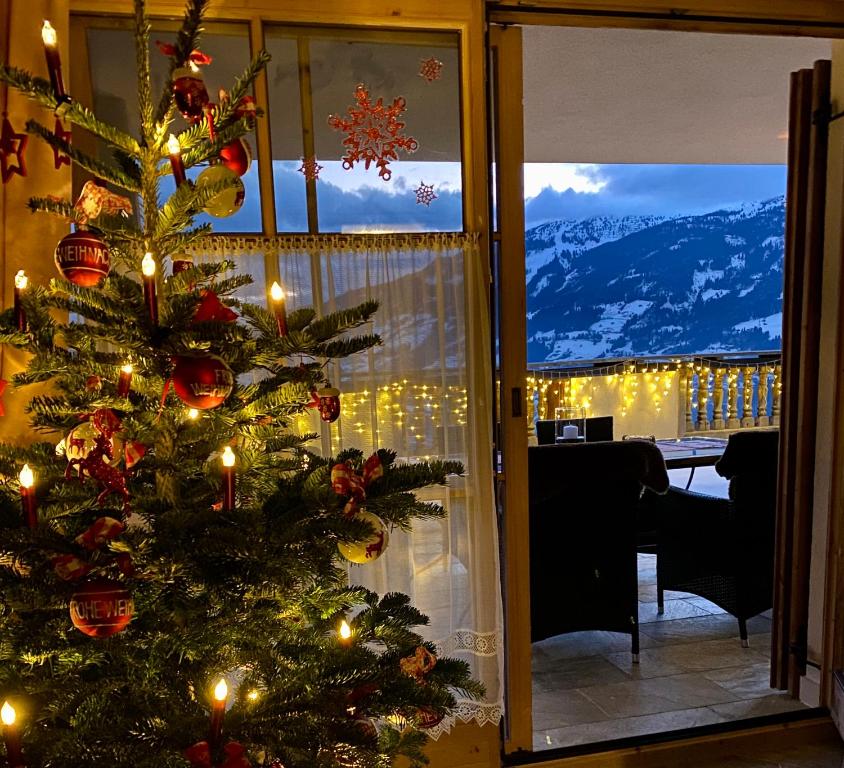 Výhľad na hory alebo výhľad na hory priamo z apartmánu