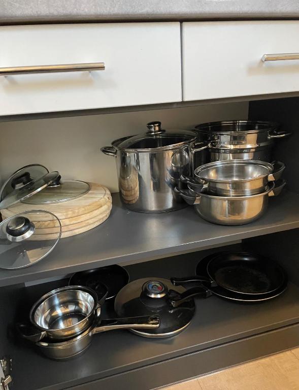 Kuchyňa alebo kuchynka v ubytovaní Heni Apartment