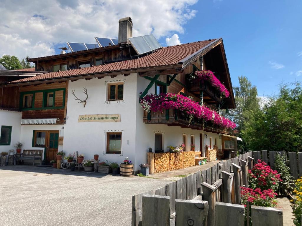 a house with solar panels on the roof at Öfnerhof in Leutasch