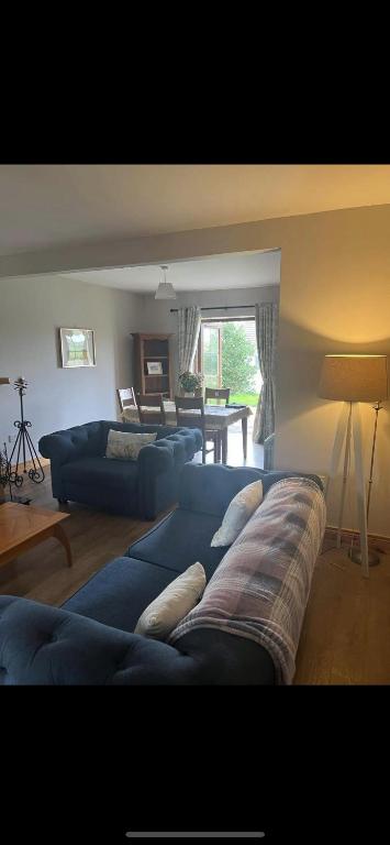 Posezení v ubytování Lattone Cottage