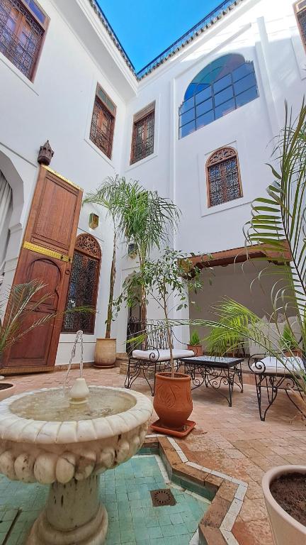Patio nebo venkovní prostory v ubytování Dar S'BAH