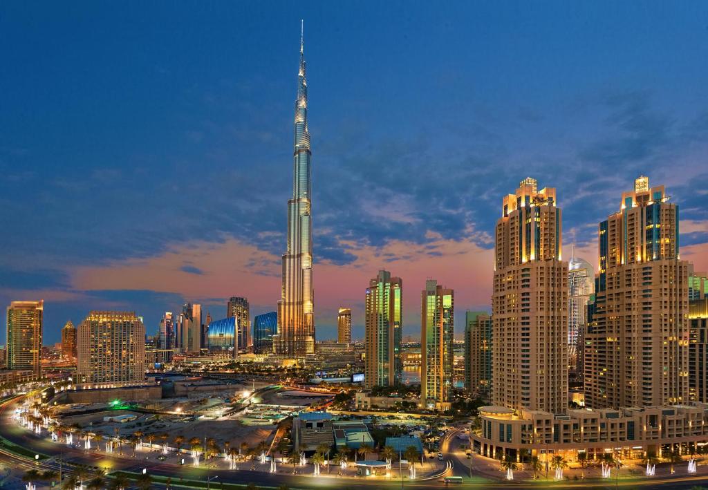 Fotografie z fotogalerie ubytování Manzil - 2BR Apartment in Downtown with Burj View, 1km from Burj Khalifa and Dubai Mall v Dubaji