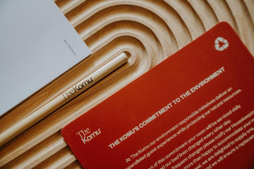 Certifikát, hodnocení, plakát nebo jiný dokument vystavený v ubytování The Komu Canggu Bali