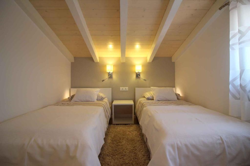 Postel nebo postele na pokoji v ubytování Apartment in Porec/Istrien 10446