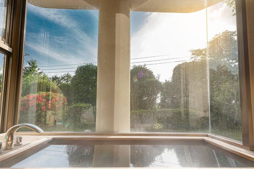 Zahrada ubytování Open-air bath & Private hot-spring Villa in Hakone